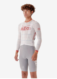 AEC Men's Parallel Line Series Long Sleeve Cycling Jersey