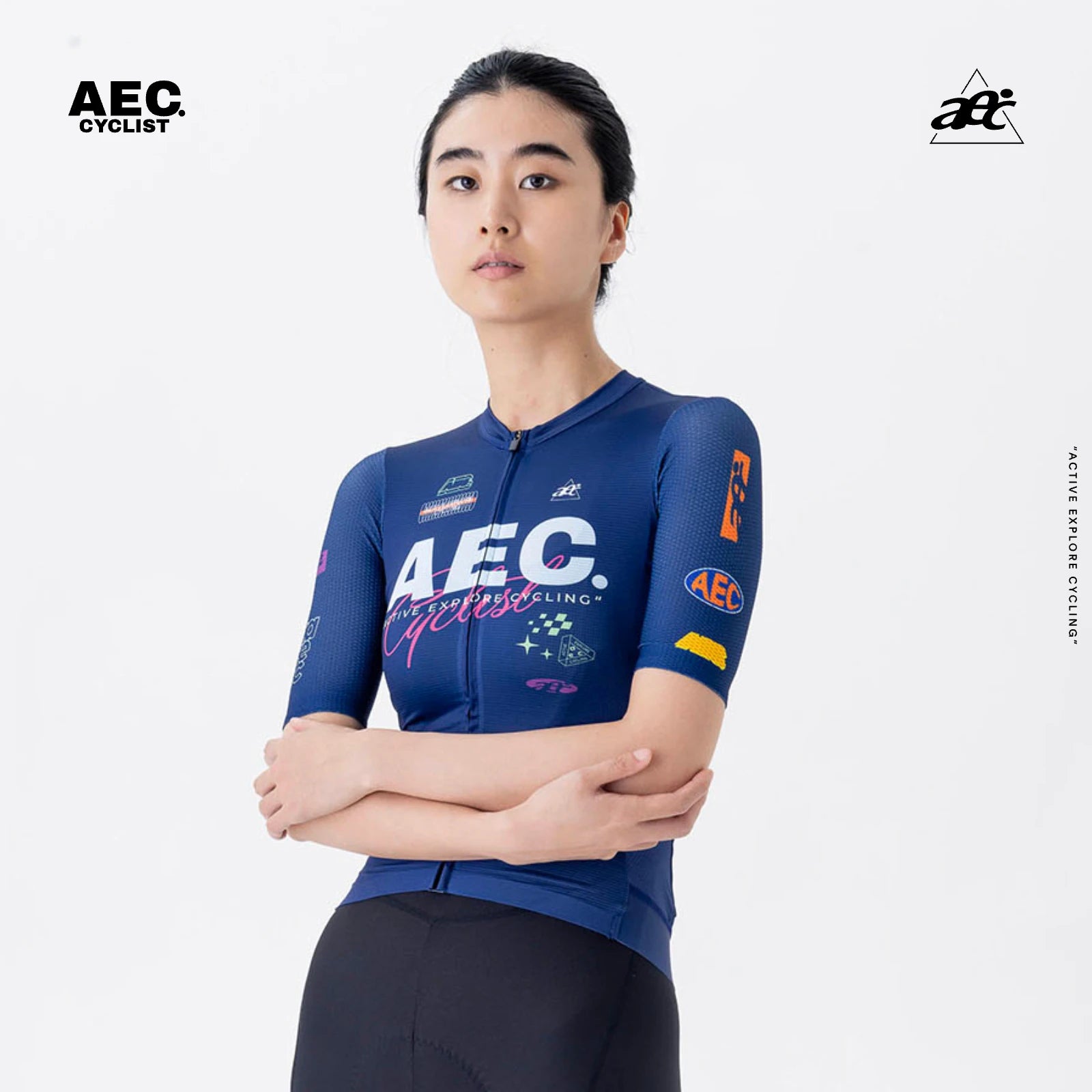 AEC Women's Travel Series Short Sleeve Cycling Jersey