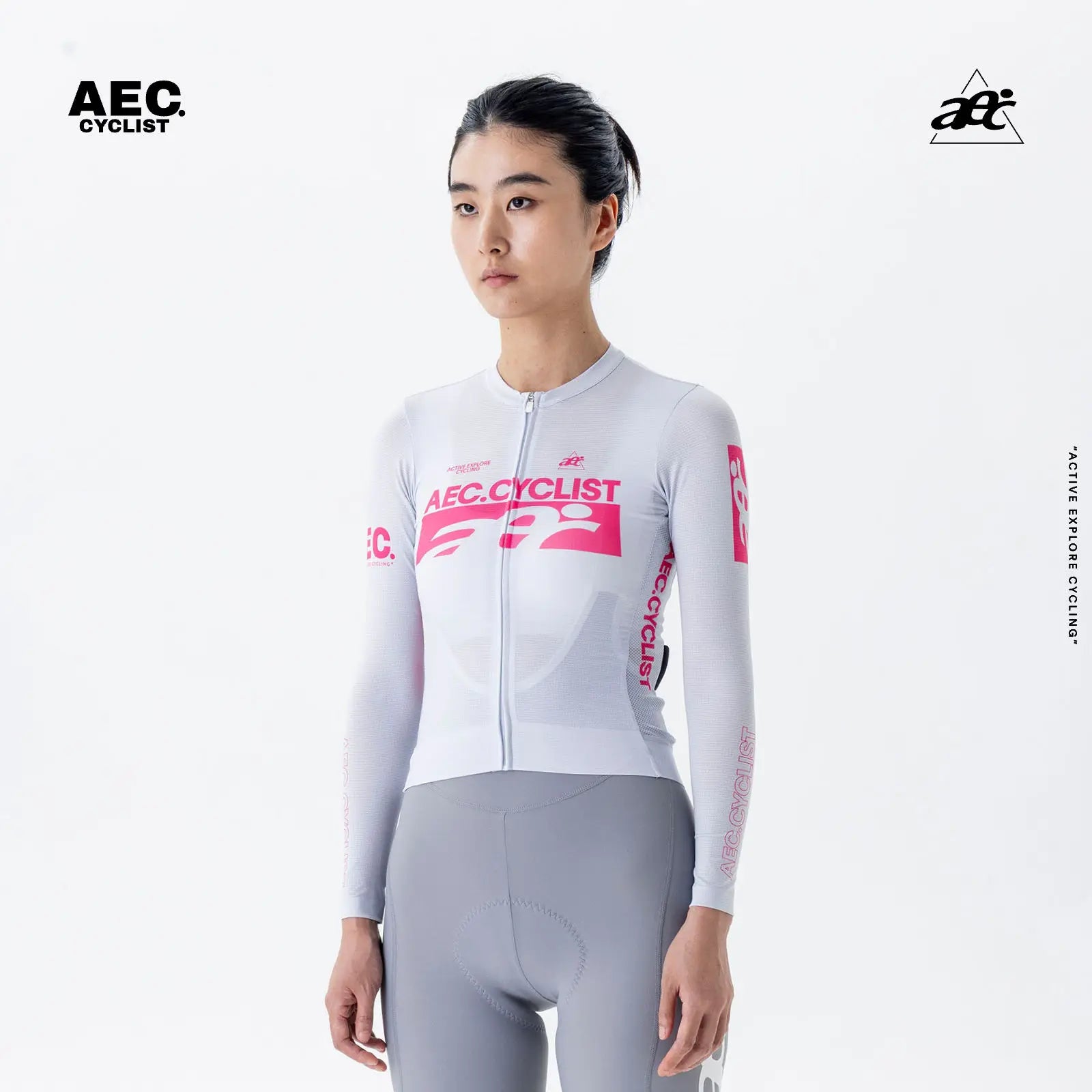 AEC Women's Crimson Series Long Sleeve Cycling Jersey