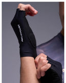 AEC Spring Summer Universal Half Finger Road Cycling Gloves Black White Breathable Shock-Absorbing