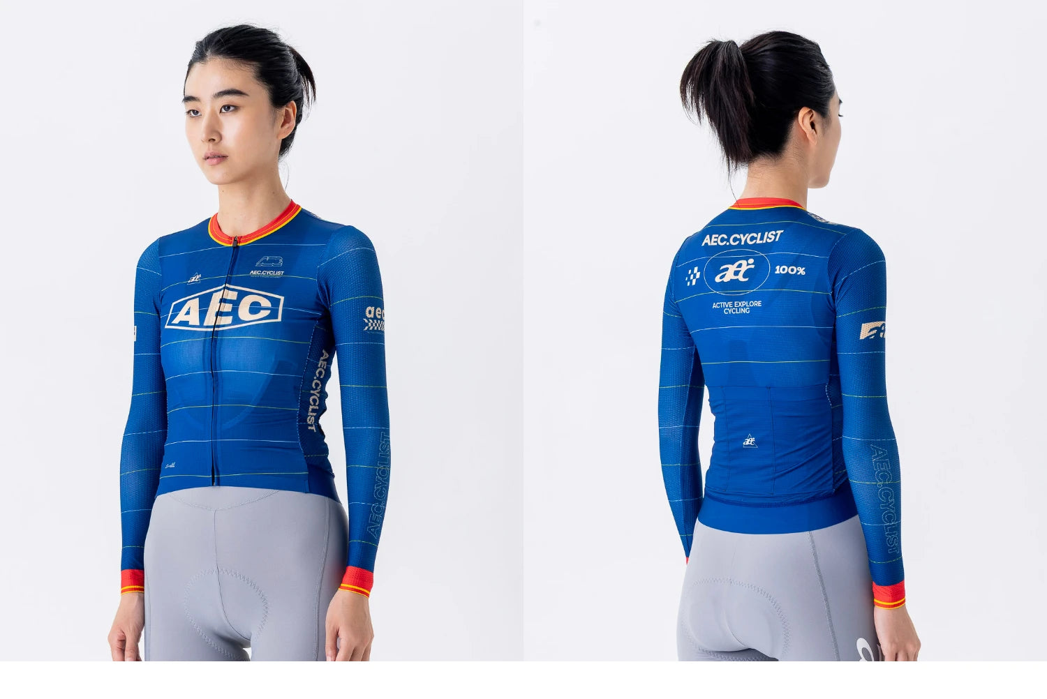 AEC Women's Parallel Line Series Pro-Performance Long Sleeve Jersey