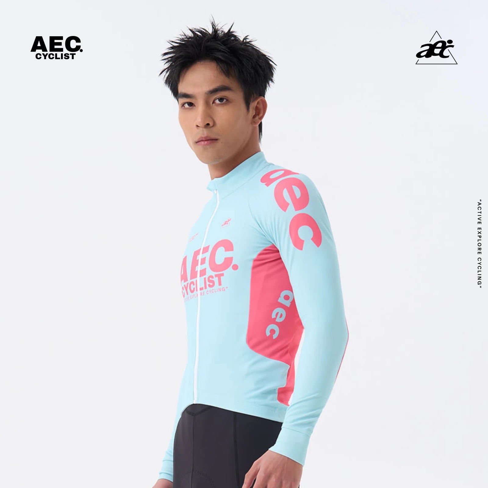 AEC Men's YICAI Series Winter Fleece Cycling Jersey