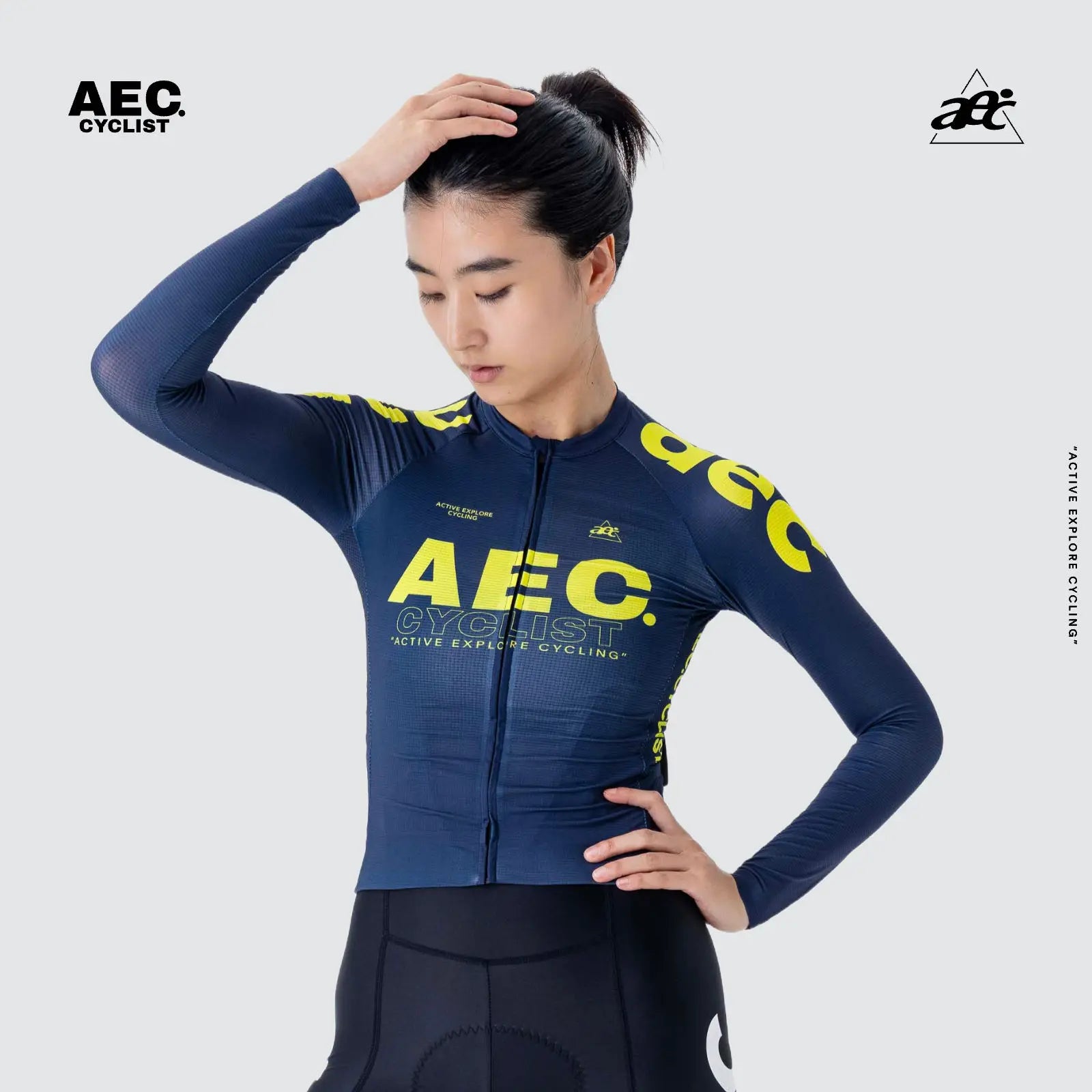 AEC Women's Windrider Series Long Sleeve Cycling Jersey