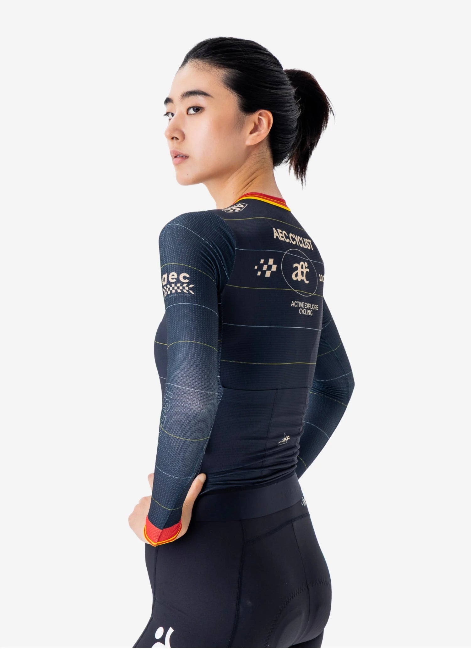 AEC Women's Parallel Line Series Pro-Performance Long Sleeve Jersey