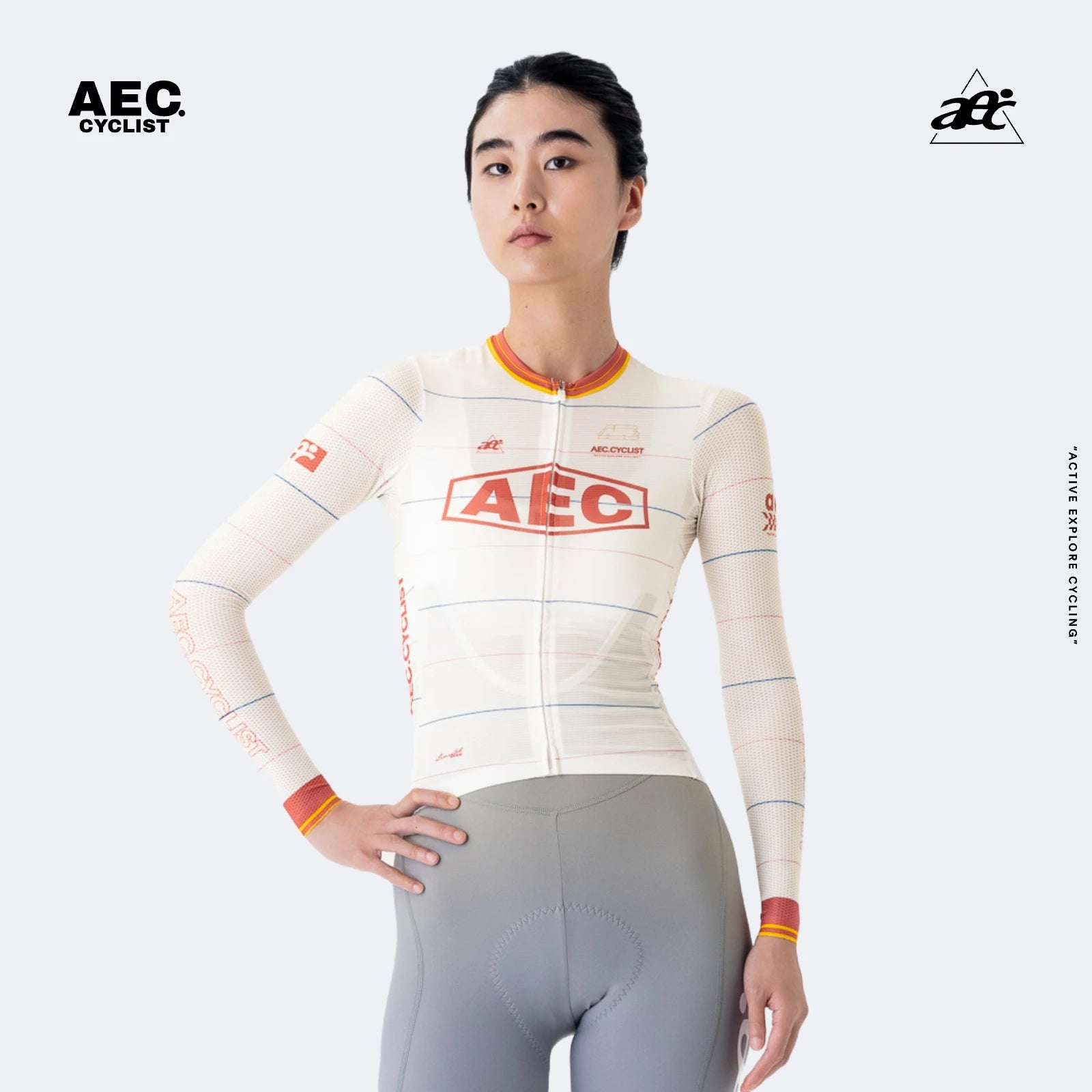 AEC Women's Parallel Line Series Pro-Performance Long Sleeve Jersey