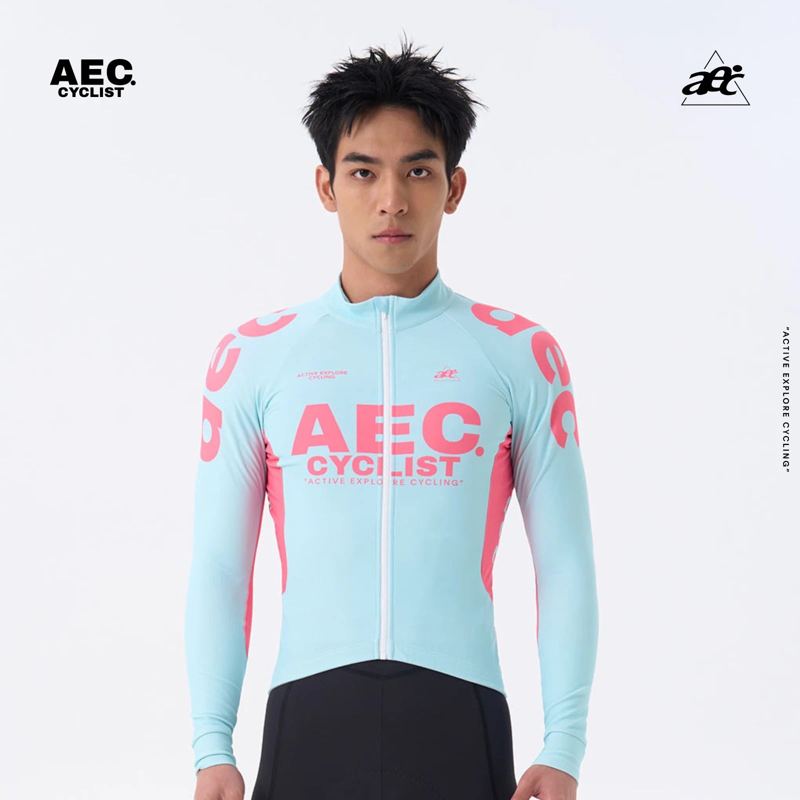 AEC Men's YICAI Series Winter Fleece Cycling Jersey