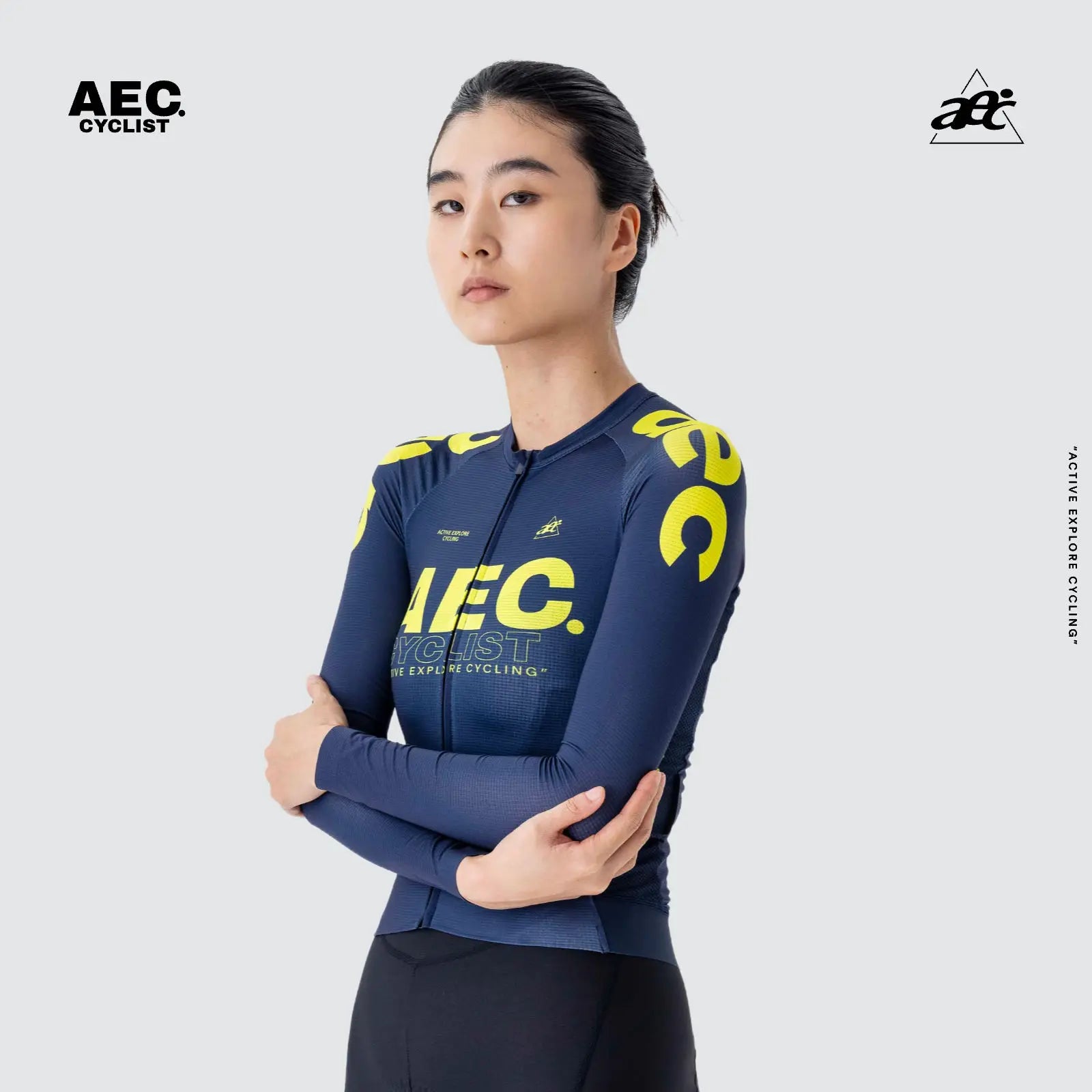 AEC Women's Windrider Series Long Sleeve Cycling Jersey